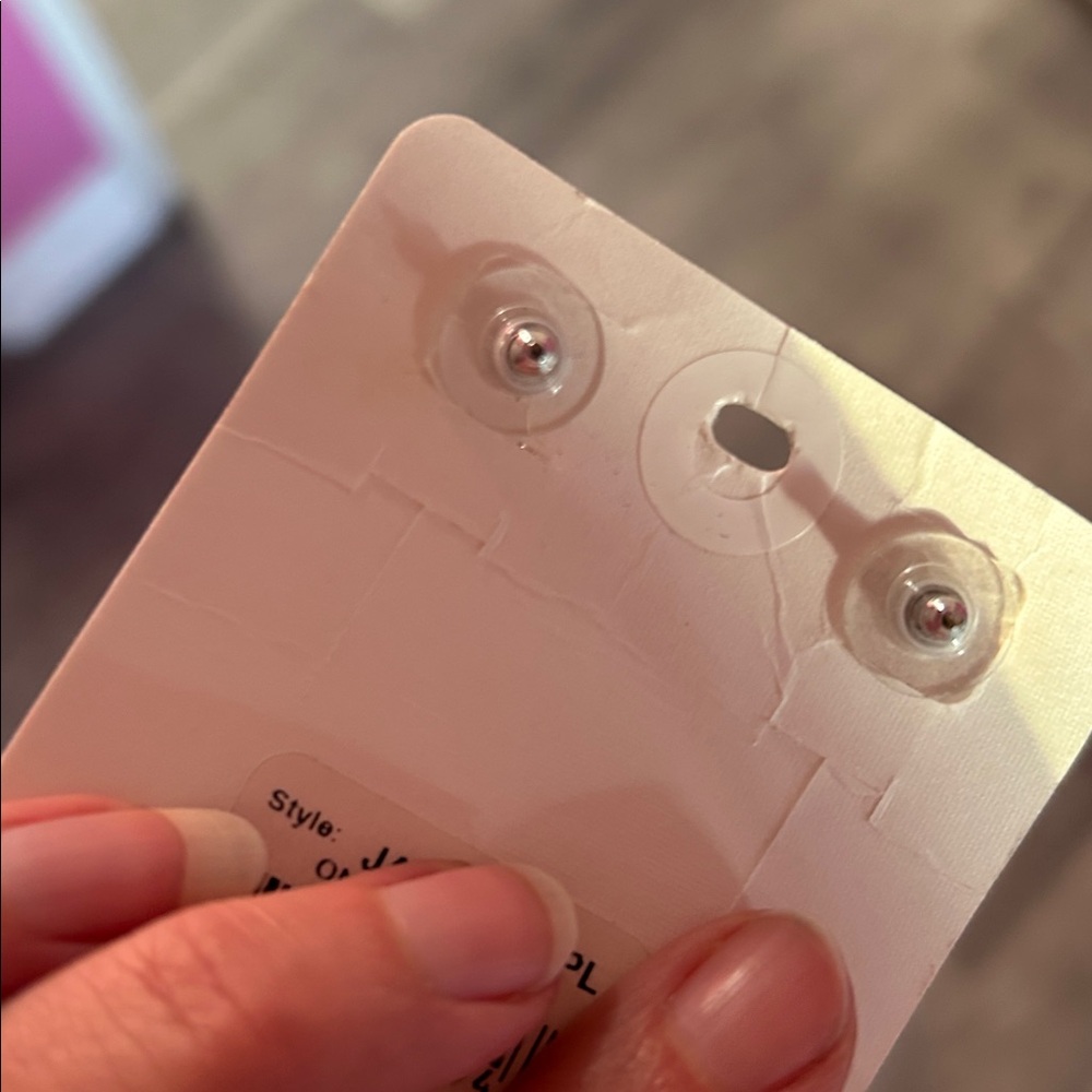 Brighton Bright Red Heart Stud Earrings - - Picture 2 of 2